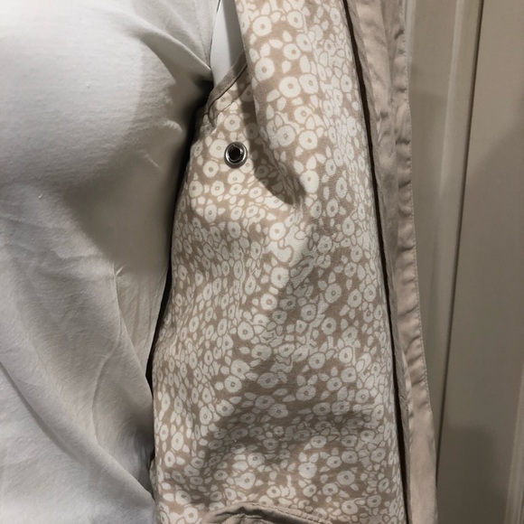 GAP Raincoat Jacket Macintosh Beige Size M - Picture 7 of 8